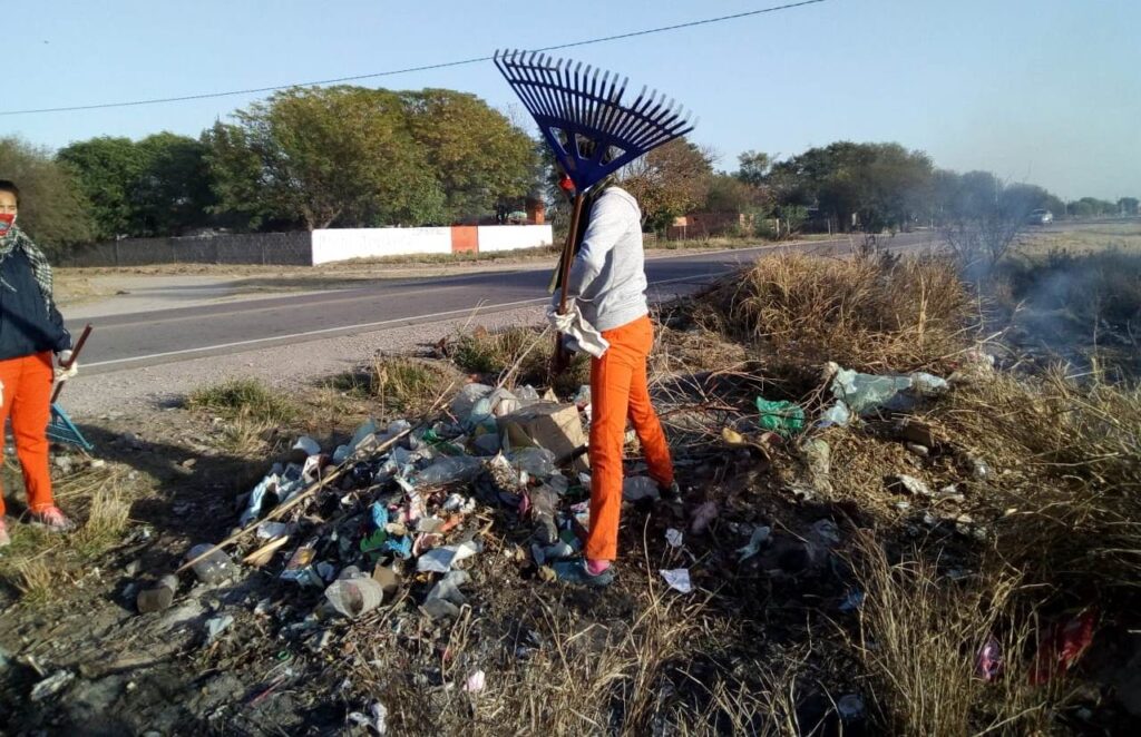 Los Quiroga: Intenso trabajo para eliminar basurales