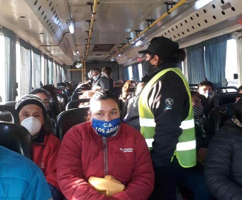 Severa multa a empresa de colectivos por no cumplir con el protocolo sanitario