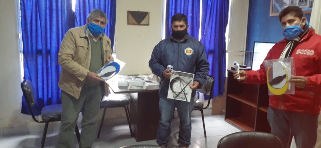Entregan materiales de protección al personal de Tránsito de Nueva Esperanza