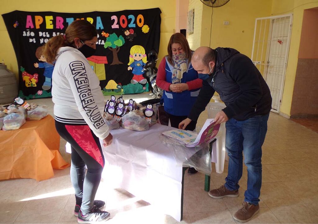 Familias bandeñas recibieron los beneficios del Plan Nutricional