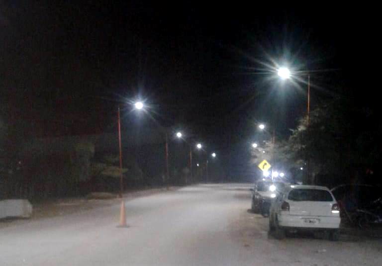 Antajé habilitó un moderno sistema de luminaria led