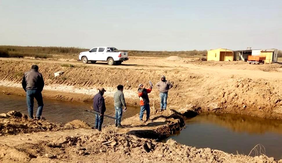 Comenzó una obra hídrica que beneficiará a pueblos de Mitre y Aguirre
