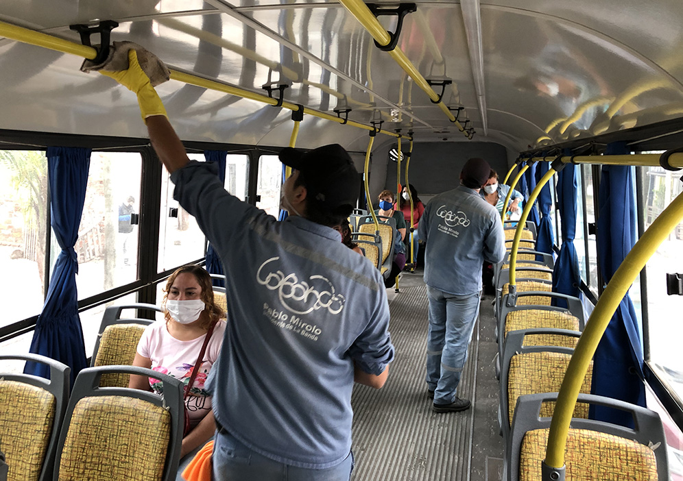 Aumentan las frecuencias de colectivos en La Banda