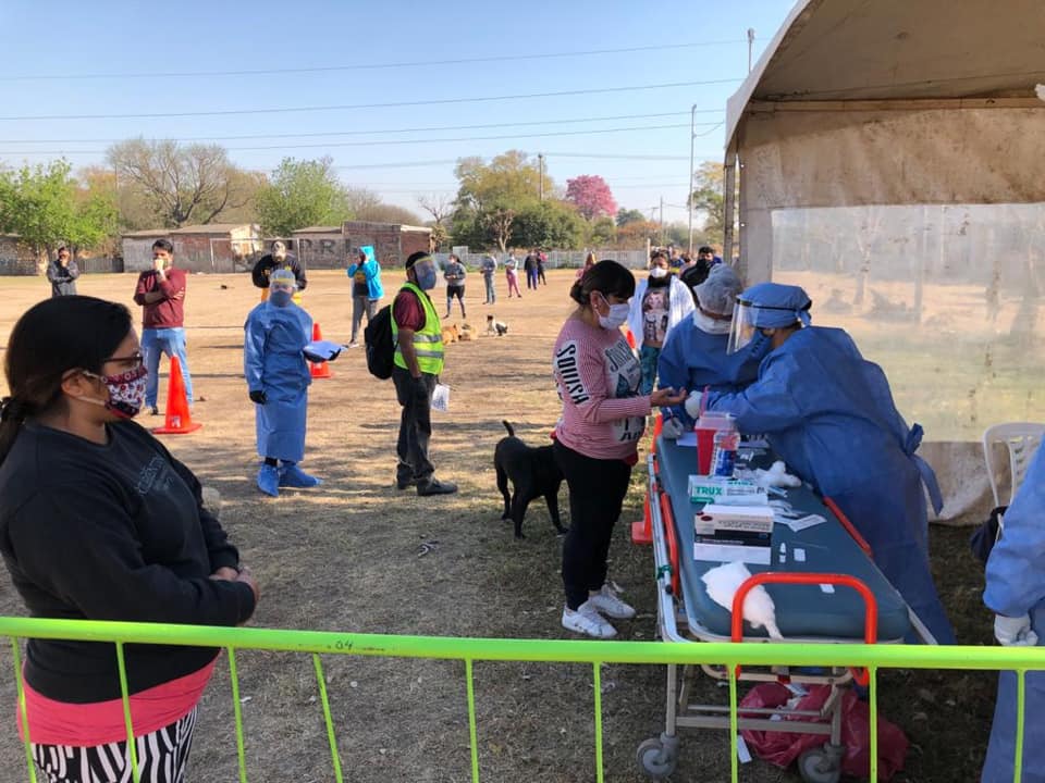 Decenas de bandeños accedieron a los testeos rápidos voluntarios Decenas de bandeños accedieron a los testeos rápidos voluntarios