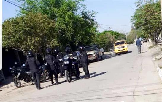 Fuerte despliegue policial en Clodomira tras el brote de covid
