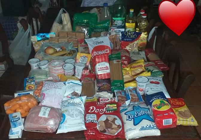 La solidaridad de los vecinos emocionó a una familia bandeña