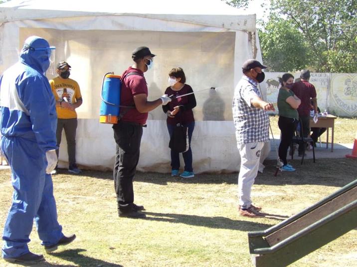 Covid: realizarán un nuevo rastrillaje en el barrio Centro de La Banda