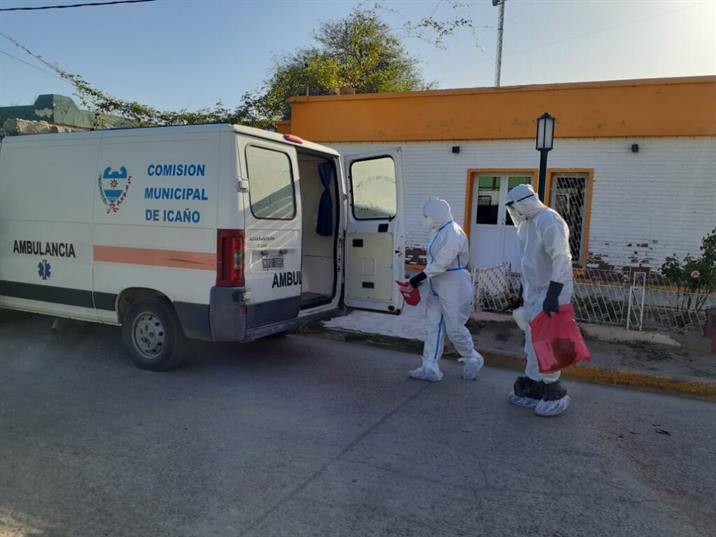 Una decena de vecinos de Icaño fueron sometidos a hisopados