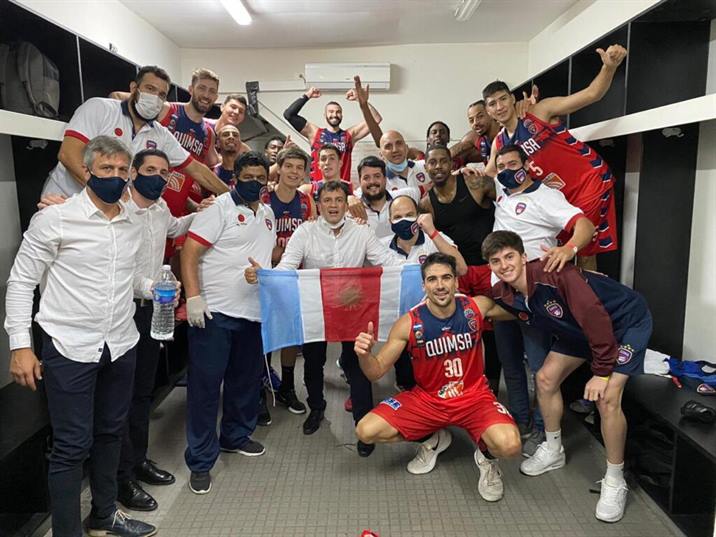 Quimsa hace historia: finalista de la Champions Quimsa hace historia: finalista de la Champions