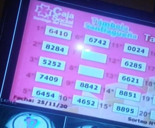 El “10” sorprendió a los tomboleros santiagueños El “10” sorprendió a los tomboleros santiagueños