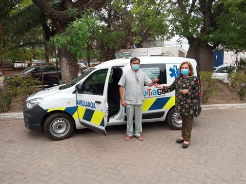 El Hospital de Forres recibió una ambulancia 0 Km