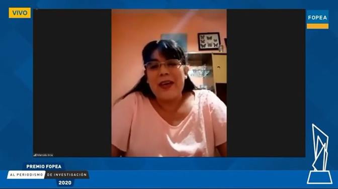 Fopea premió a periodista santiagueña por una investigación sobre la iglesia local