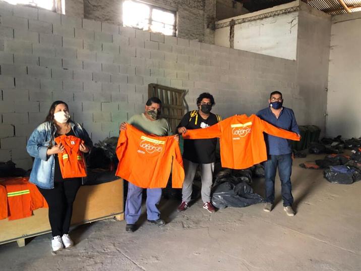 Indumentaria para más de 500 empleados y brigadistas municipales