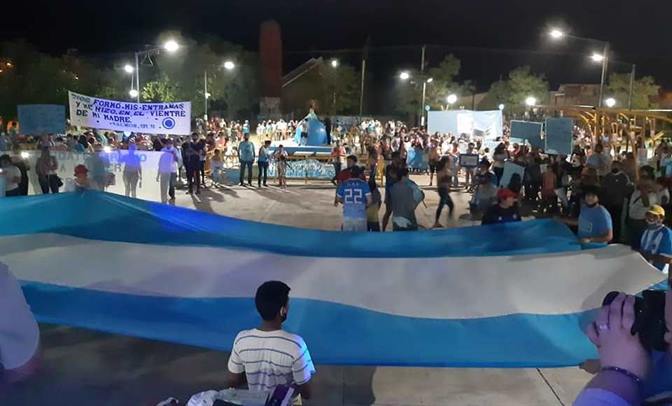 En todo el interior hubo marchas “por las dos vidas” En todo el interior hubo marchas “por las dos vidas”