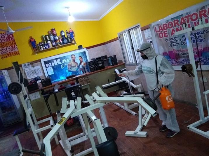 Clodomira: Supervisan el funcionamiento de los gimnasios
