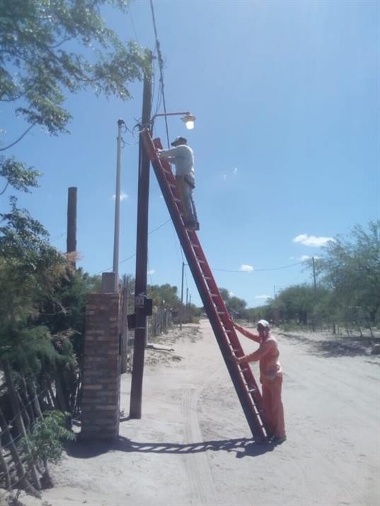 Los Quiroga: el plan de reconversión lumínica llega a más barrios