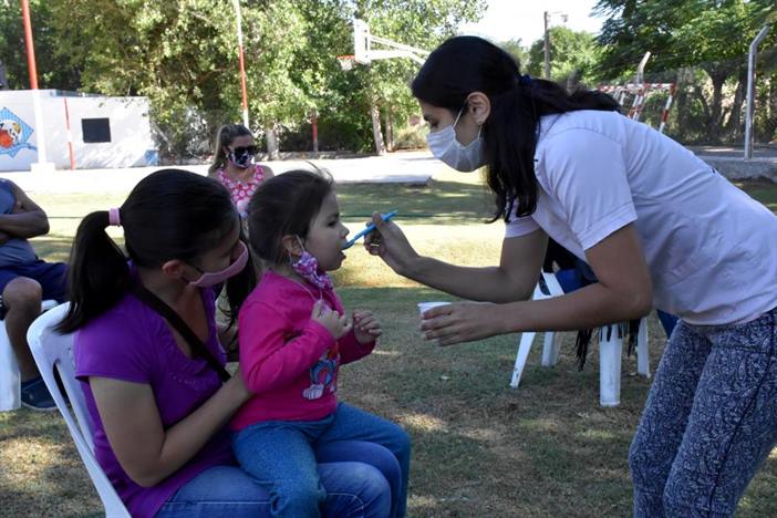 El programa “Mis primeros 1700 días” llegó a Ojo de Agua