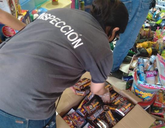 Secuestran pirotecnia no autorizada para la venta en La Banda Secuestran pirotecnia no autorizada para la venta en La Banda