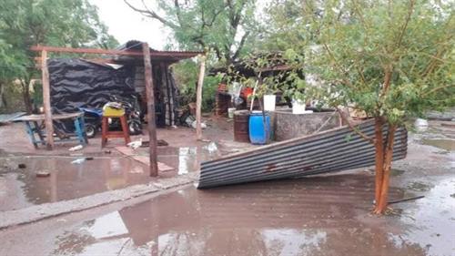Lluvia y viento arruinaron la Navidad en Tres Cruces y El Charco