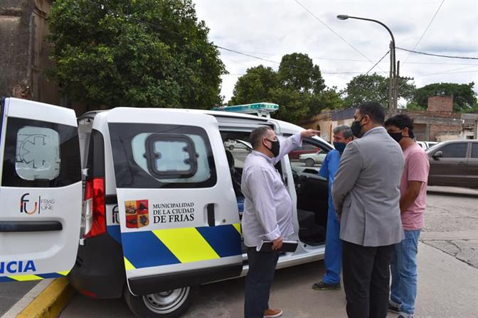 Frías adquirió una moderna ambulancia 0 KM Frías adquirió una moderna ambulancia 0 KM