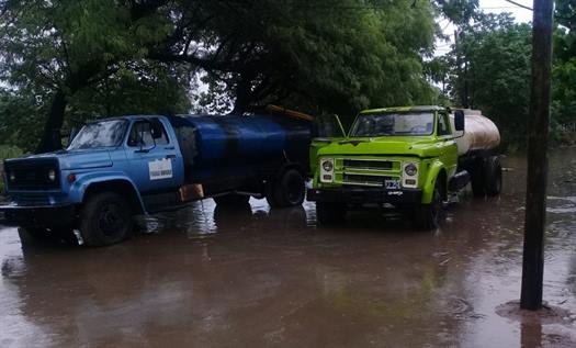 Importante despliegue en La Banda para desagotar los barrios Importante despliegue en La Banda para desagotar los barrios