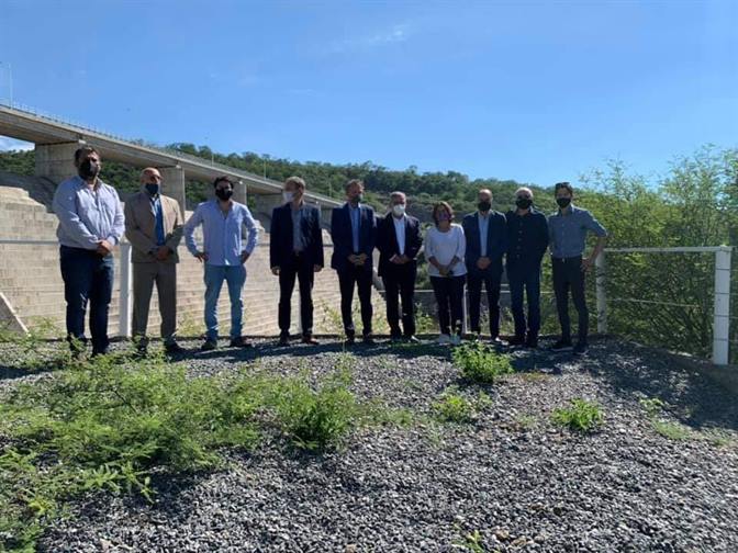 Katopodis supervisó las obras en el Dique El Bolsón Katopodis supervisó las obras en el Dique El Bolsón