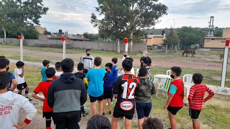 El club Talleres llegó a Ojo de Agua en busca de talentos