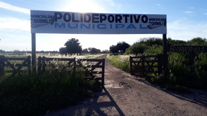 Quimilí indignado por saqueos y destrucción del polideportivo Quimilí indignado por saqueos y destrucción del polideportivo