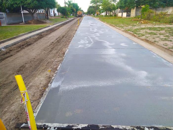 Avanza el plan de pavimentación y arreglo de calles en Beltrán Avanza el plan de pavimentación y arreglo de calles en Beltrán