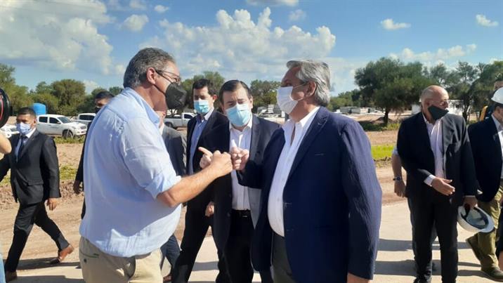Fantoni destacó el impacto regional de la obra iniciada por el Presidente
