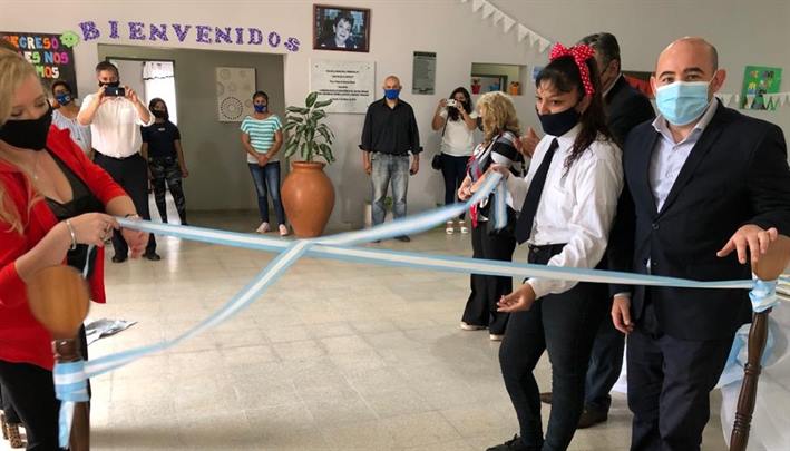 Mirolo abrió el ciclo lectivo desde la Escuela Municipal