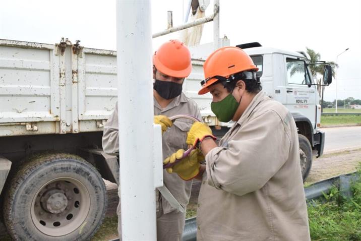 Los ladrones de cables no dan respiro a la comuna capitalina