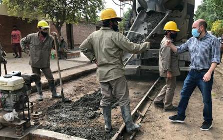 Avanza en los barrios de La Banda el plan de pavimentación