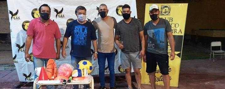 El Club Atlético Clodomira recibió importantes donativos