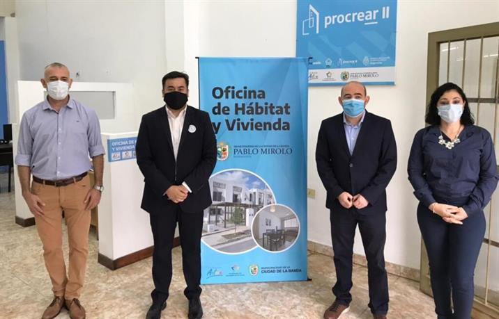 Habilitan la oficina para gestionar viviendas del B° Procrear Habilitan la oficina para gestionar viviendas del B° Procrear