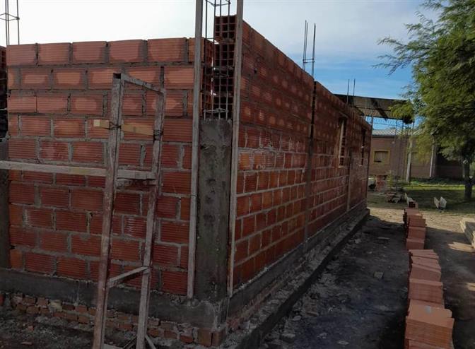 La obra de la Escuela N° 701 de Fisco Chico avanza a paso firme La obra de la Escuela N° 701 de Fisco Chico avanza a paso firme