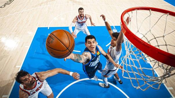 Gabriel Deck continúa sumando minutos en Oklahoma Thunder Gabriel Deck continúa sumando minutos en Oklahoma Thunder