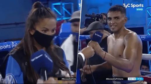 Perdió la pelea, pero triunfó en el amor: subió a su novia al ring y le pidió casamiento