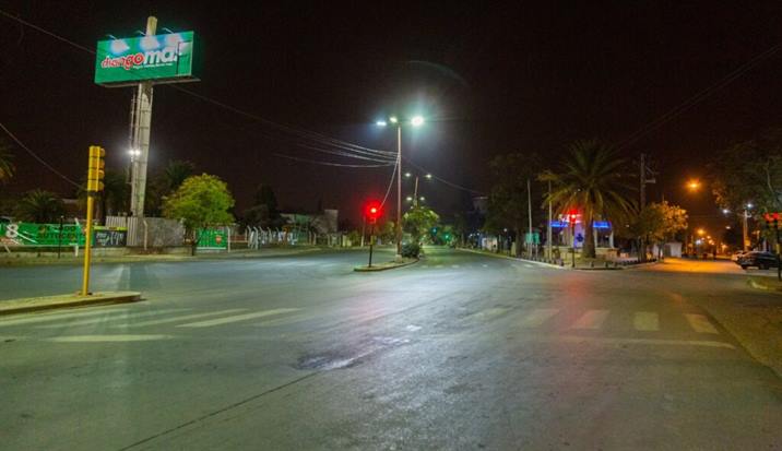Santiago arrancó las nuevas restricciones con calles vacías