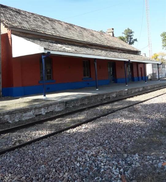 Emoción en Herrera por la puesta en valor de su estación de trenes