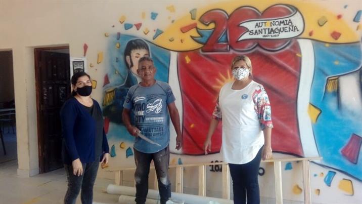 Los Quiroga: Realizan mejoras en edificios educativos