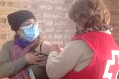 La Cruz Roja inició la vacunación antigripal en La Banda