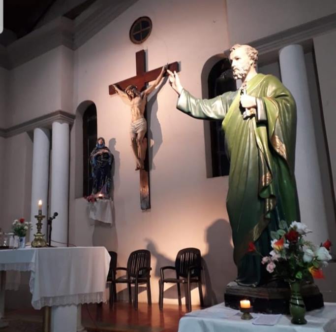 San Pedro de Guasayán honró a su patrono con un locro solidario