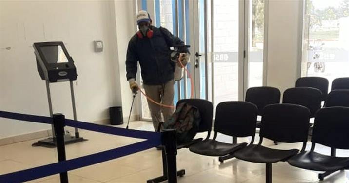 Refuerzan la sanitización en Pinto para frenar el avance del covid