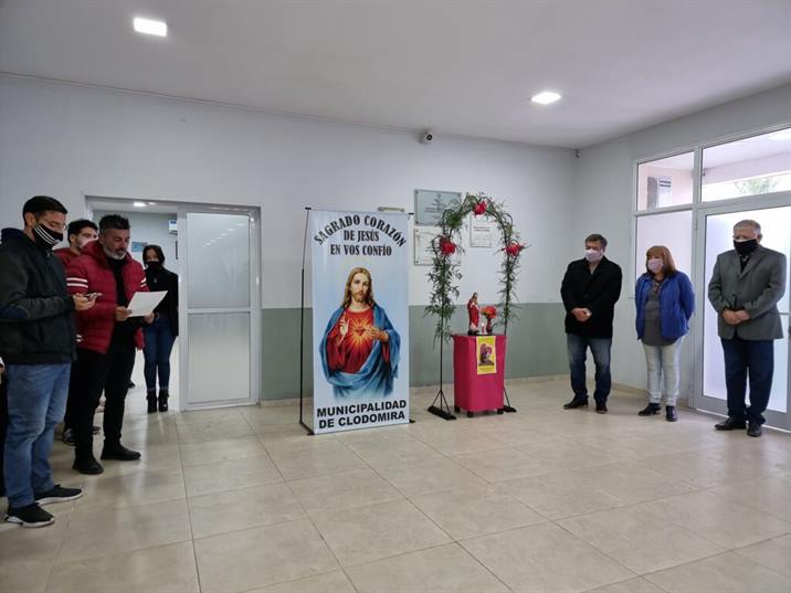 El municipio de Clodomira se suma a los actos en honor al Sagrado Corazón de Jesús El municipio de Clodomira se suma a los actos en honor al Sagrado Corazón de Jesús