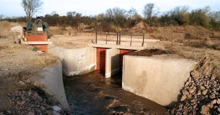 Habilitan una obra hídrica fundamental para la ciudad de Pinto