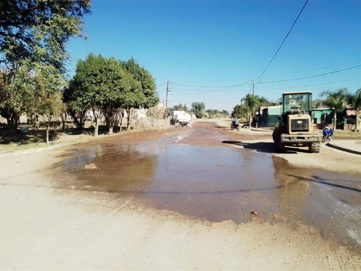Ejecutan tareas de mantenimiento en las calles de San Pedro