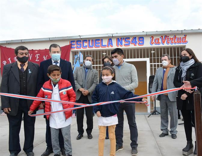 Un nuevo edificio escolar garantiza la educación a 24 alumnos en Copo