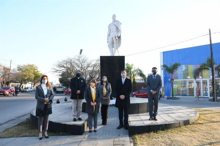 Las Termas: Municipales y docentes recordaron a José de San Martín