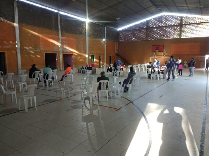 Vecinos de San Pedro completan el esquema de vacunación contra el covid Vecinos de San Pedro completan el esquema de vacunación contra el covid